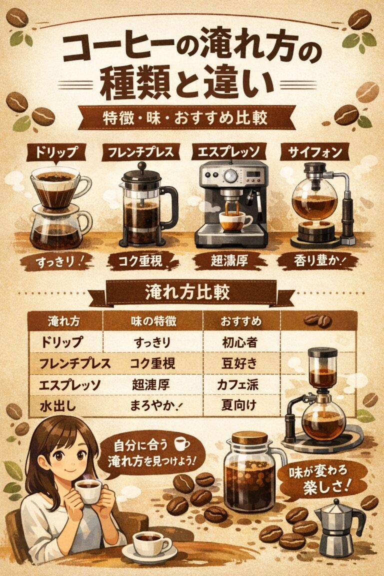 淹れ方の種類画像